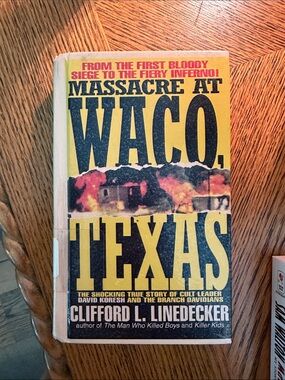 Massacre at Waco, Texas - Yellow Cover Book